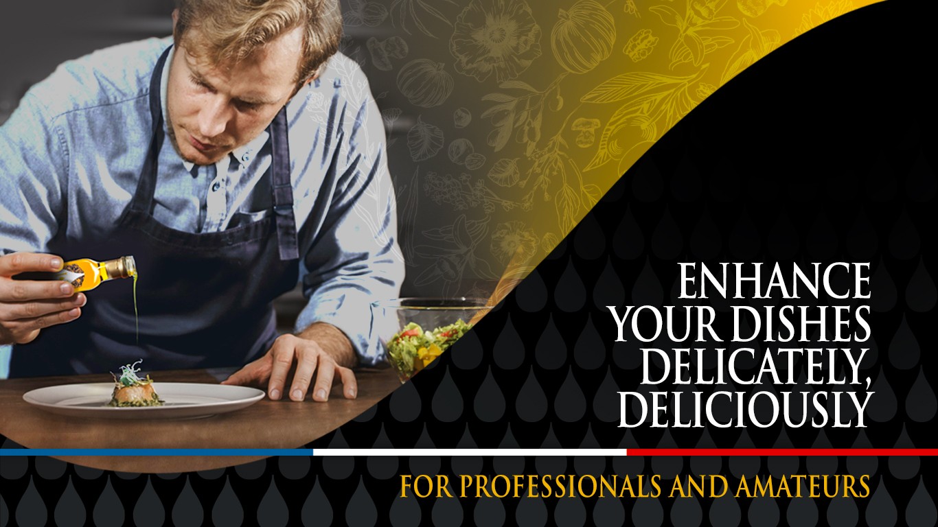 Enhance your dishes delicately deliciously with our handemade oils and vinegars